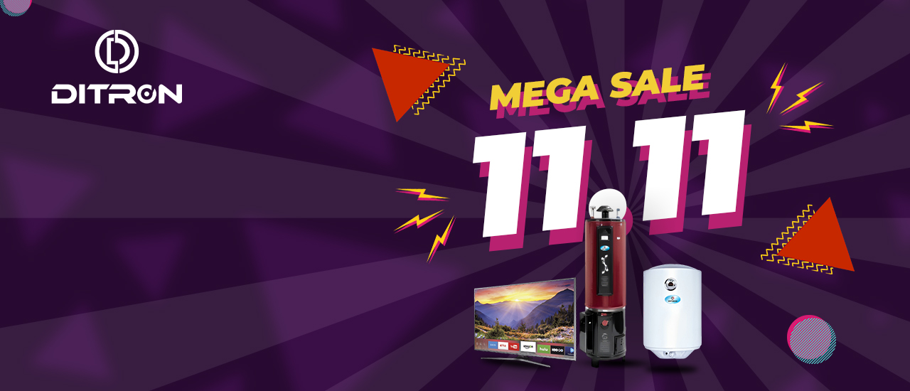 "Unleash the Savings: Ditron 11.11 Mega Sale! Enjoy exclusive discounts on cutting-edge technology. Upgrade your lifestyle with Ditron's top-notch products. Limited-time offers await!